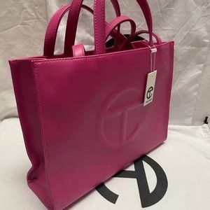 Telfar Medium Rose Red Shopping Bag